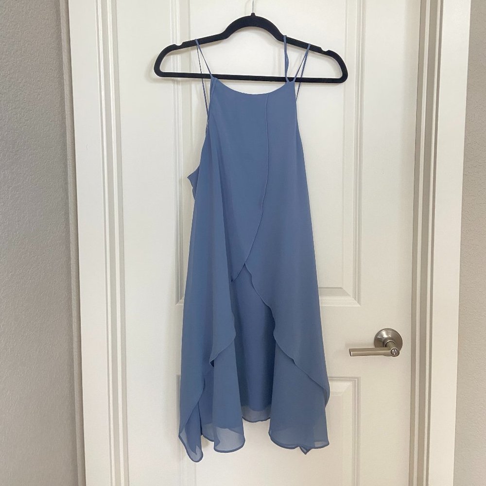 BCBG Periwinkle Blue Dress with Layers